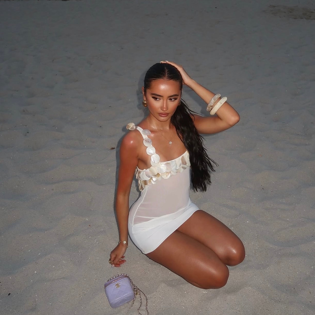 “Mother of Pearl” Mini dress